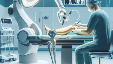 "정밀한 로봇 기술로 인공관절 수술의 새로운 전환점이 마련되었습니다"기사의 특성이미지입니다.