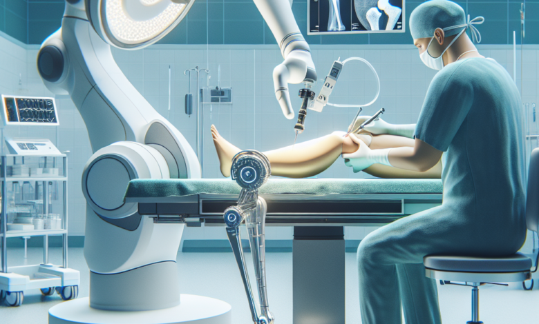 "정밀한 로봇 기술로 인공관절 수술의 새로운 전환점이 마련되었습니다"기사의 특성이미지입니다.