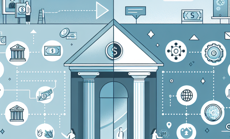 전통적인 금융기관의 디지털화, 미래로 나아가는 길기사의 특성이미지입니다.