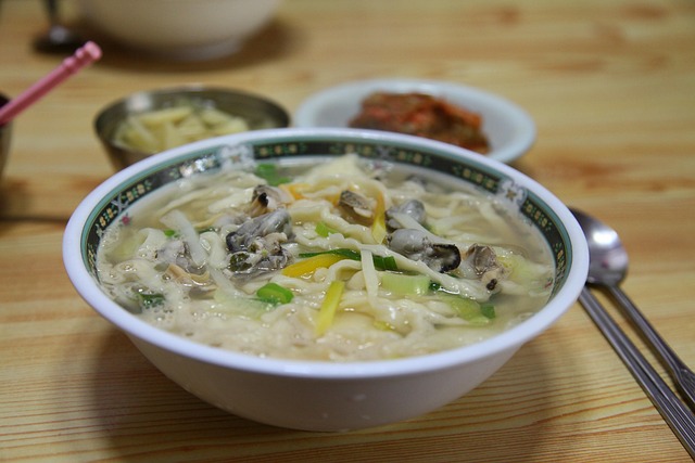 당면을 넣은 한식 국수 요리. 자료사진.