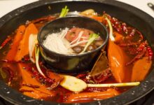 마라탕 나트륨 함량, 매운 훠궈 냄비 자료사진