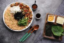 진주남강유등축제 맛집 기사에 쓴 비빔밥 자료사진