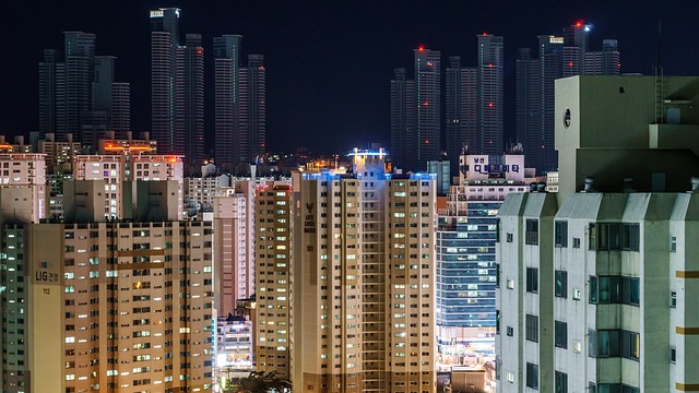 야간 아파트 단지 전경, 가계대출·주택 관련 자료사진