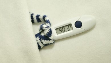 독감 의심환자 증상 체온 측정 자료사진