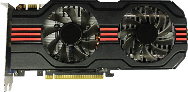 GPU 카드. 미스트랄 라지 4 학습에 쓰인 그래픽처리장치를 연상시키는 자료사진