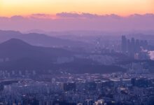 서울 도심 주거지 전경. 자료사진