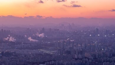 서울 도심 아파트 밀집 지역 전경. 서울 아파트값 동향 관련 자료사진